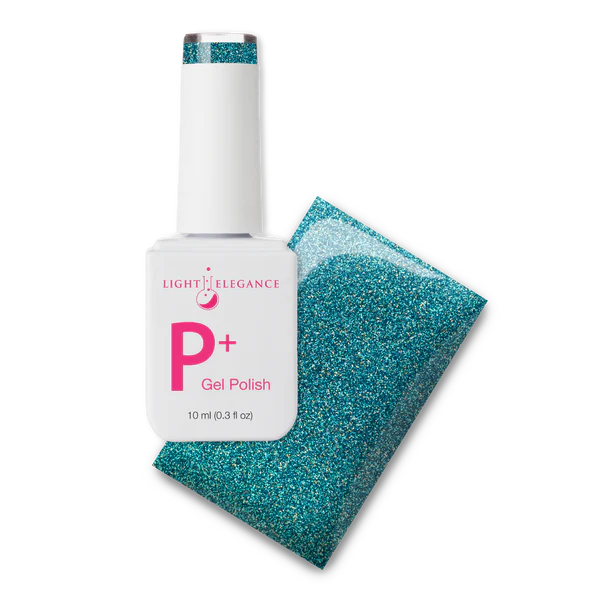 P+ Blast Off Blue Blue Glitter Gel Polish 10ml
