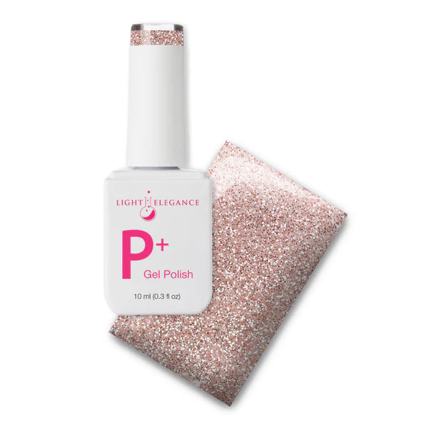 P+ Nudie Glitter Gel Polish 10ml