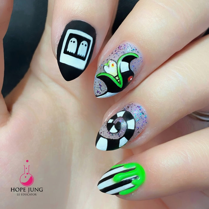 HYPING UP HALLOWEEN IN THE SALON WITH LE EDUCATOR, HOPE JUNG | HALLOWEEN NAIL ART INSPO