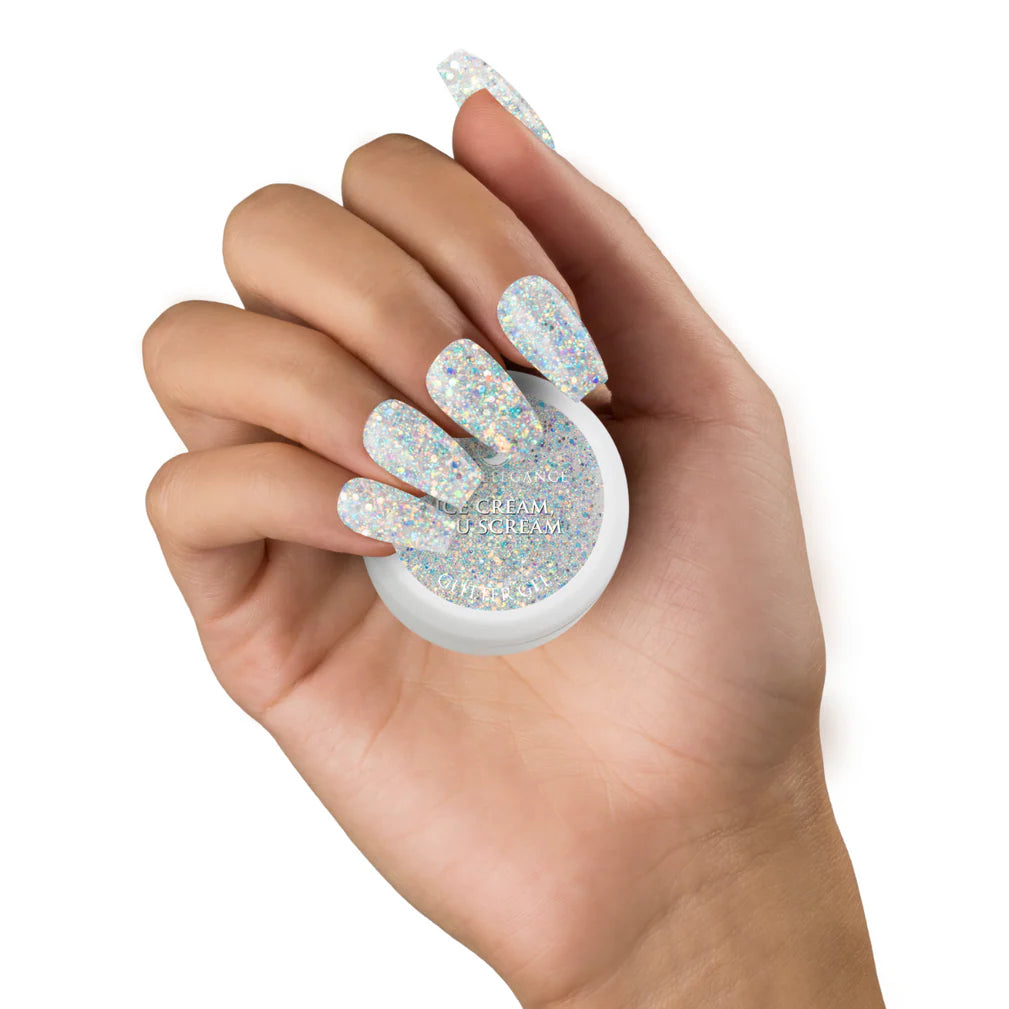 Ice Cream, You Scream UV/LED Glitter Gel