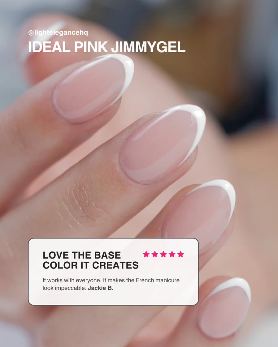 Ideal Pink JimmyGel Soak-Off Building Base