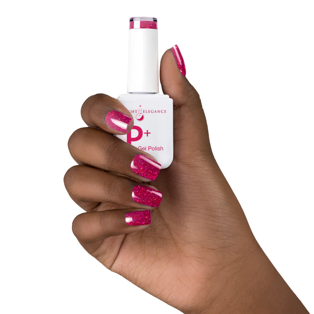 P+ it's Wine Time Glitter Gel Polish 10 ml