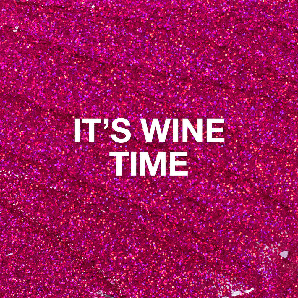 P+ it's Wine Time Glitter Gel Polish 10 ml
