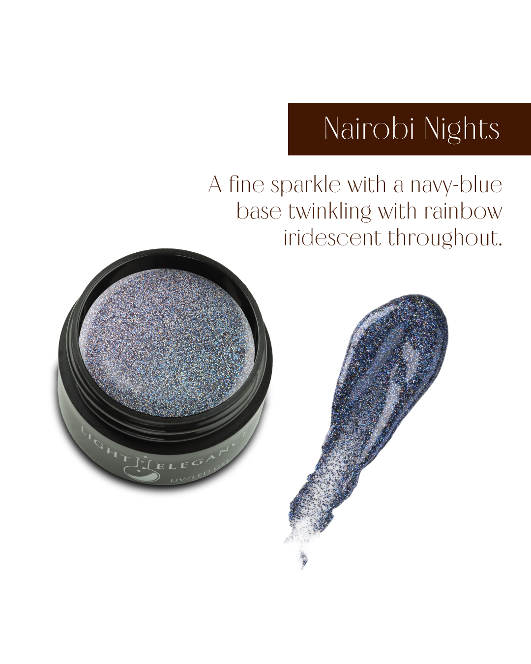 Nairobi Nights UV/LED Glitter Gel