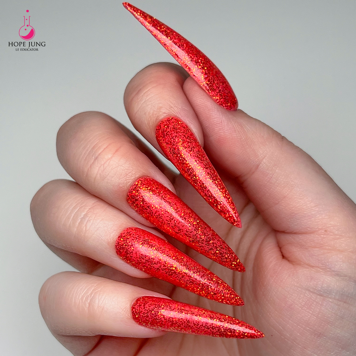 Extra Spicy UV/LED Glitter Gel, 17 ml